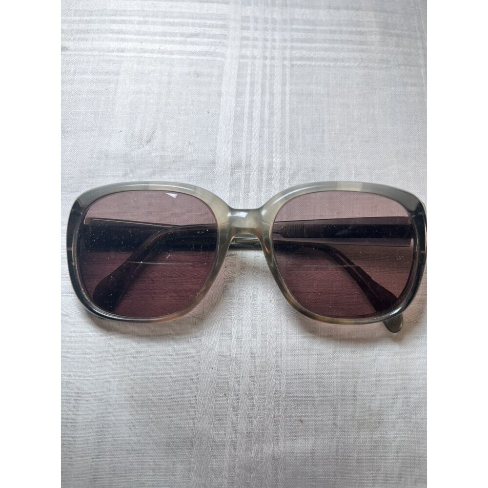 Vintage Metzler TWE 3542 498 Eyeglasses Frames Olive Multicolor Germany Oversize